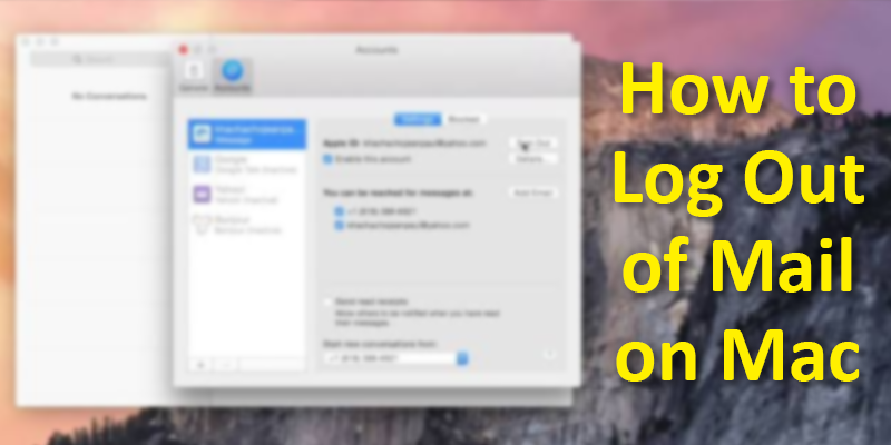 how to log out of outlook app